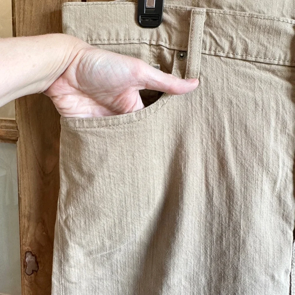 Levi's 510 Skinny Jeans‎ Mens 38x30 (29) Khaki Tan Stretch Denim Tapered Leg